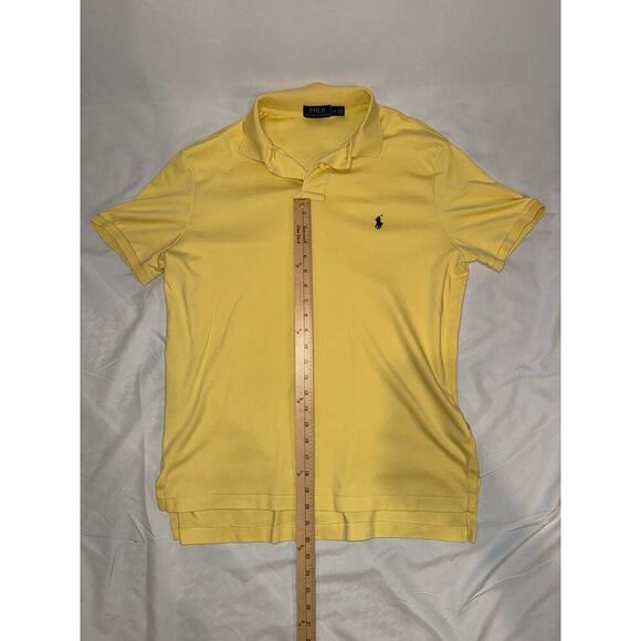 Men's Ralph Lauren Yellow Polo Size: L - Picture 3 of 4